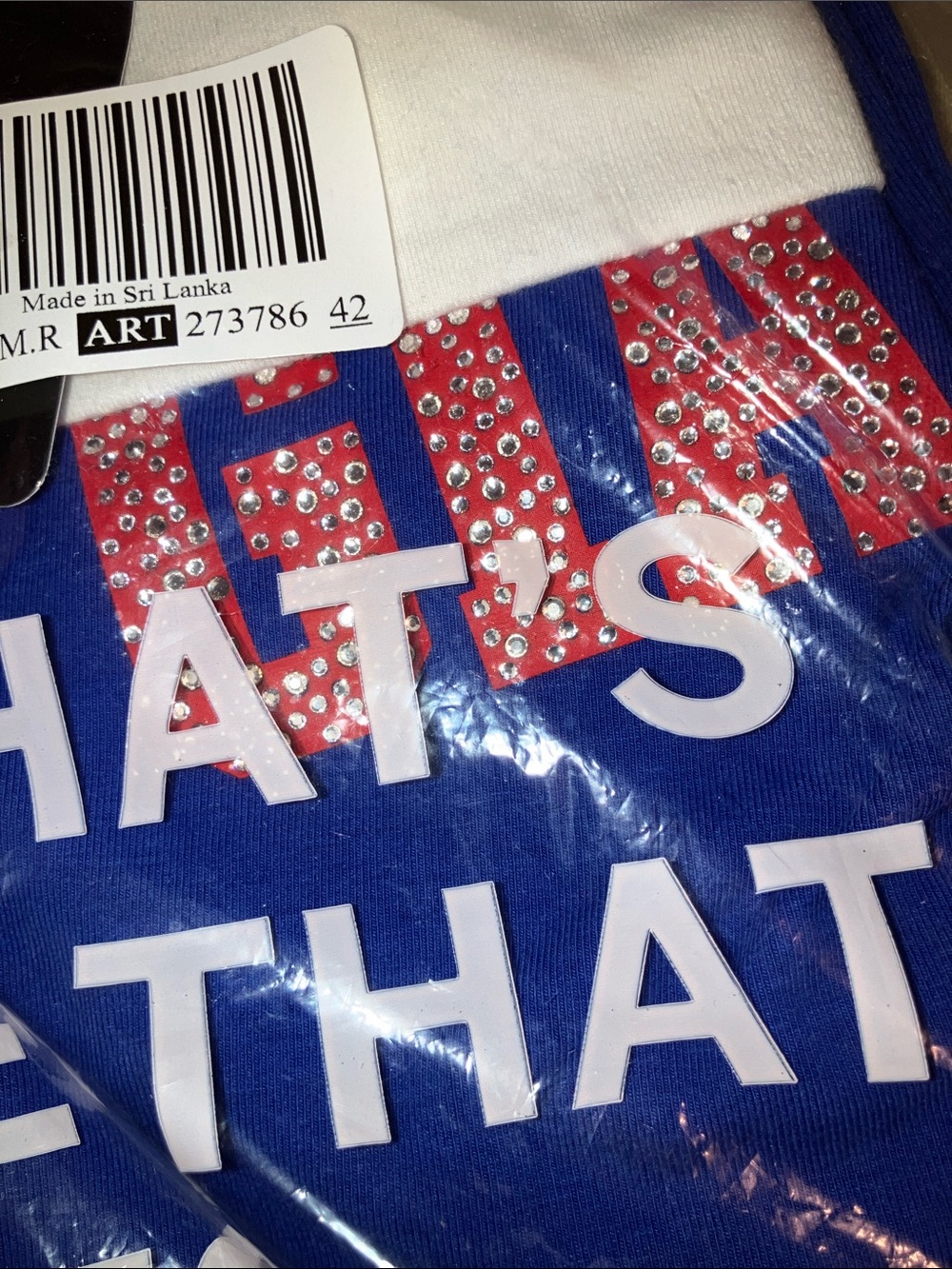 🏈VS Pink x NFL NY Giants BLING cotton foldover flare leggings sz M NWT - Picture 7 of 11